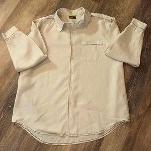 HAVANA nines 100% linen men’s shirt in excellent preowned condition. XL